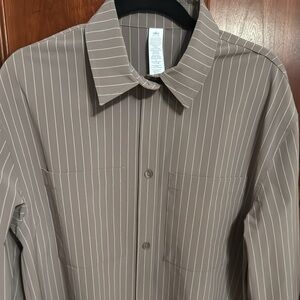 ALO Pinstripe Button Down